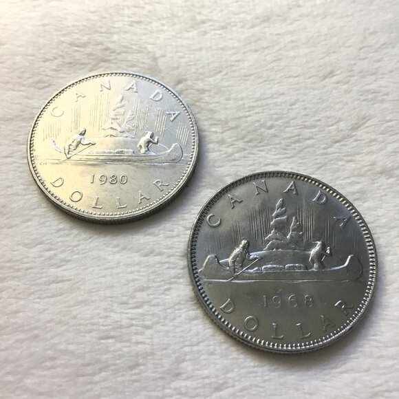 1968 RCM Voyageur Canadian Nickel Dollar - Picture 5 of 5